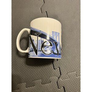 New York City Skyline Coffee Mug Americaware NYC Ceramic Cup 2012 Souvenir